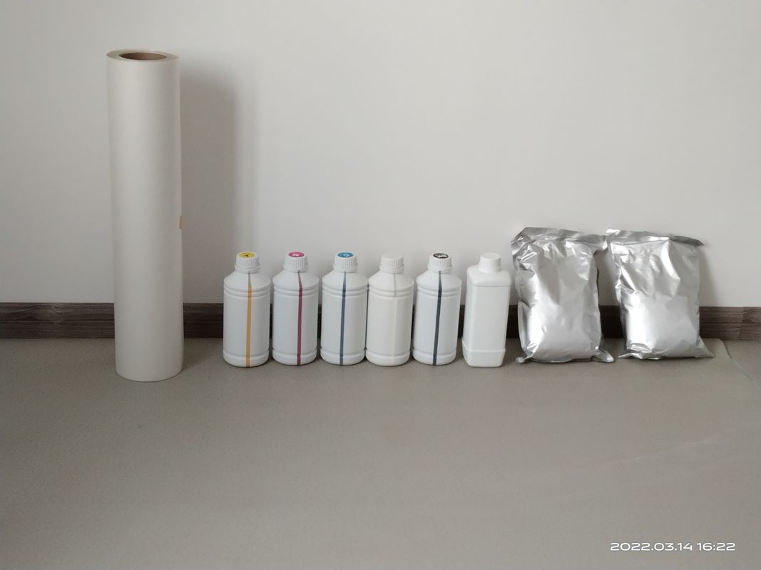 Impresión de transferencia de calor de 24 pulgadas Película de vinilo Dtf Película adhesora de papel para impresora Dtf
