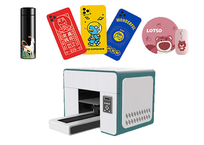 Impresora UV A3 de dos cabezas de 1400 dpi Impresora UV de cama plana para bolígrafo Golf Botella de vidrio