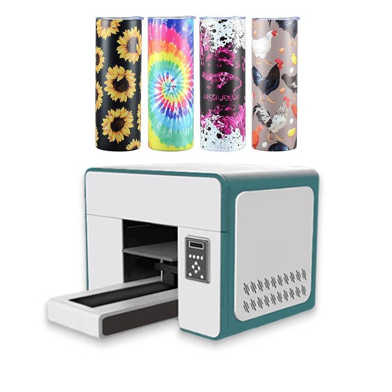 I3200 Cuadro de teléfono Impresora UV tamaño A3 Pluma de botella de vidrio Impresora 3D LED UV de fondo plano