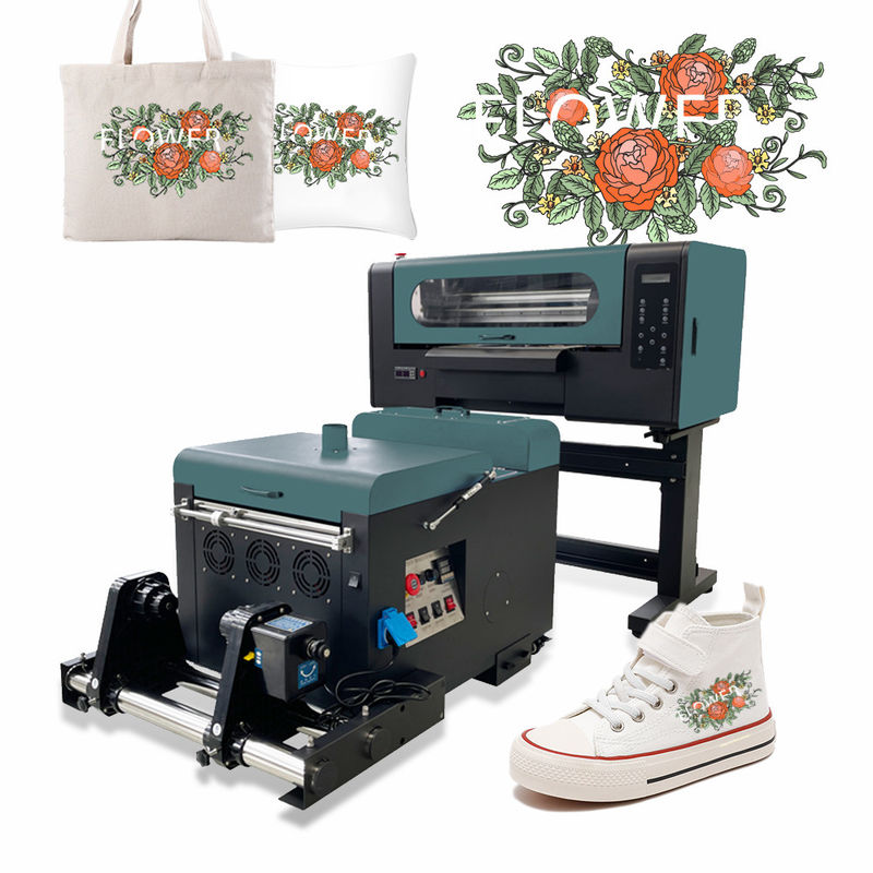 Impresora digital Dtf de tamaño A3 de 30 cm Equipo de impresión de camisetas con dos cabezas de impresión Epson I3200