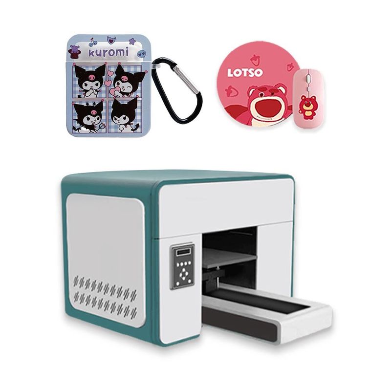 Impresora UV LED de pelota de golf Impresora UV LED de inyección de tinta para botellas Impresora de tarjetas de PVC