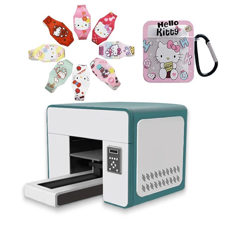 Impresora de cilindro de taza A3 UV Dtf Impresora de escritorio pequeña UV Impresora de botella acrílica Cuerpo de teléfono