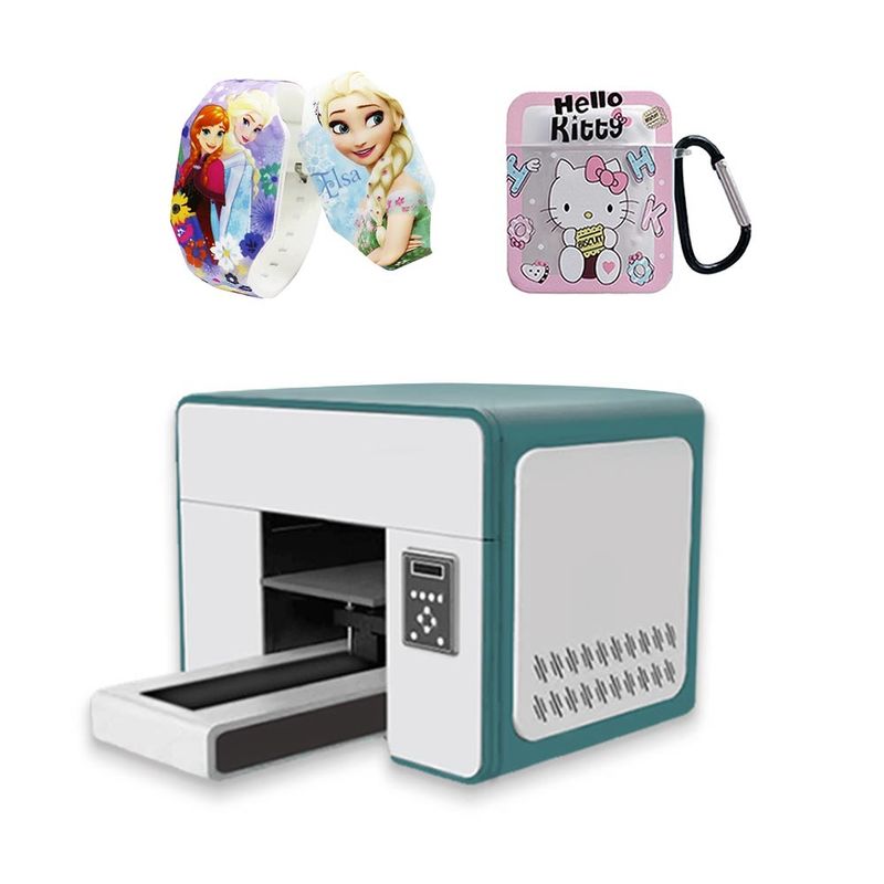 1200DPI A3 Impresora UV de piso plano Botella Impresora UV de tamaño A4 Impresora UV