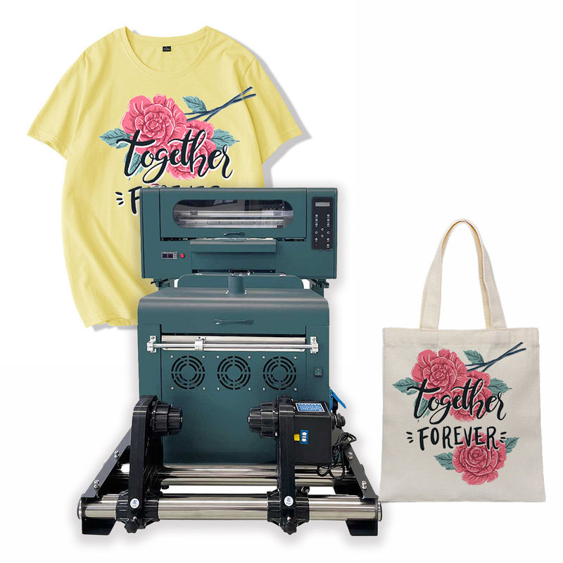 Impresora DTF de 30 cm tamaño A3 Impresora DTF con máquina de agitar polvo para camiseta