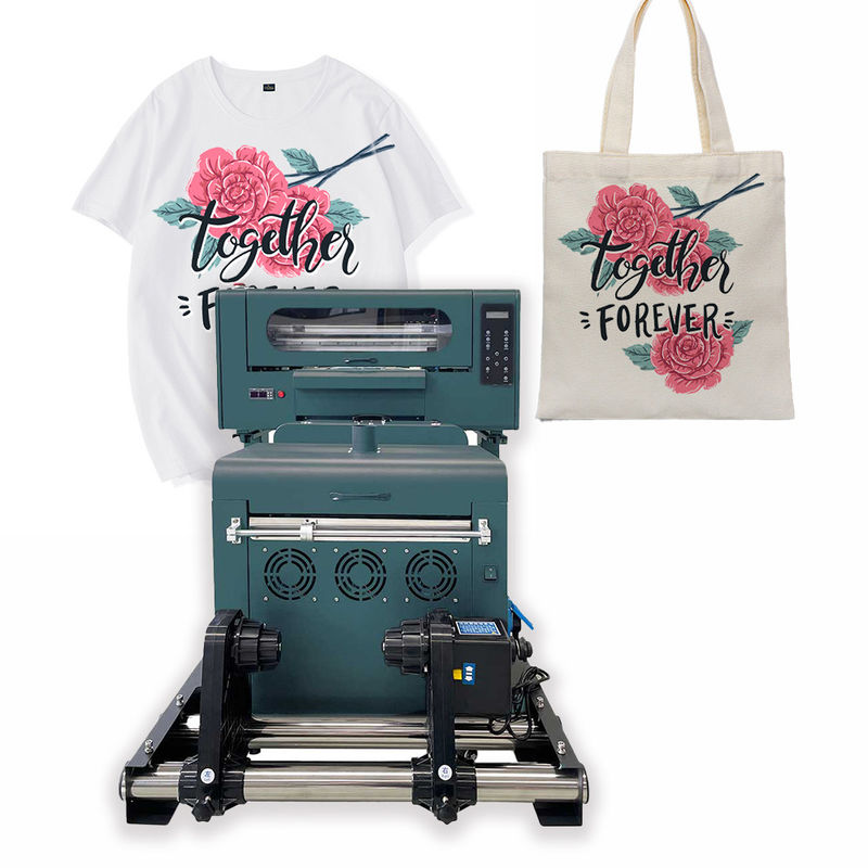 Impresora de inyección de tinta DTF de doble cabeza Xp600 de 30 cm Impresora de transferencia de camisetas Impresora de película para mascotas