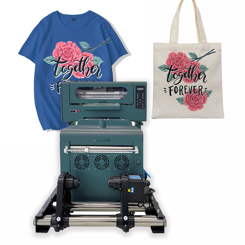 Fábrica de doble cabeza 30cm DTF Impresora de película PET A3 Dtf Impresora de camisetas máquina de impresión