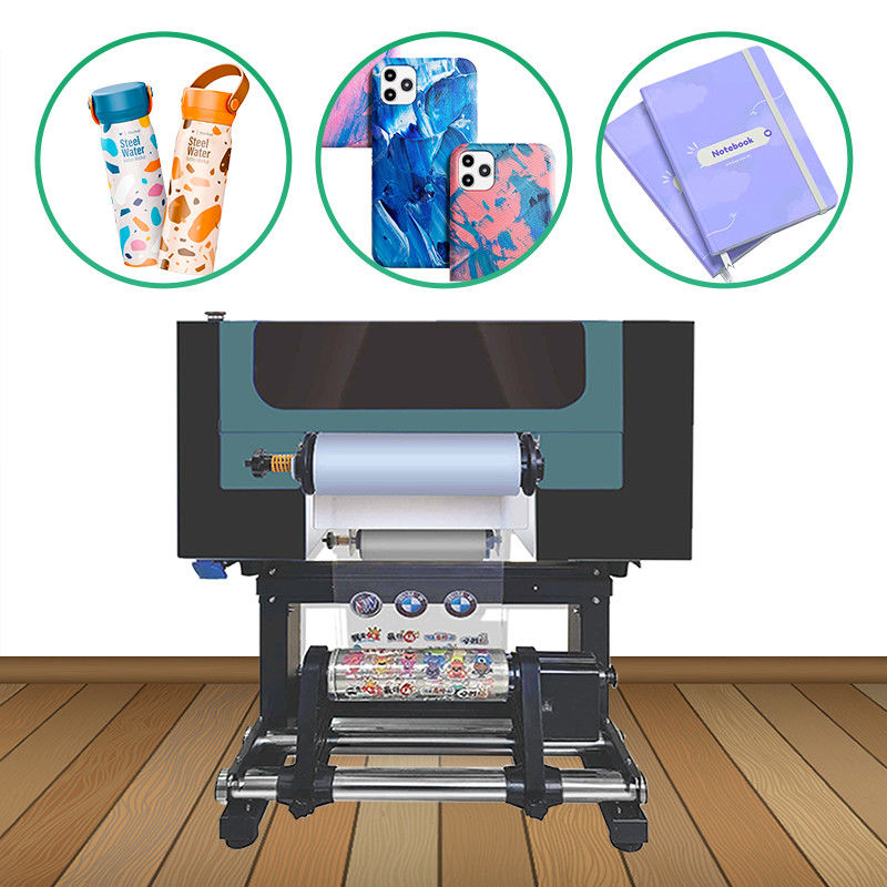 Impresora de transferencia UV Dtf de 30 cm Xp600 Cabeza Impresora UV Dtf de rodillo a rodillo