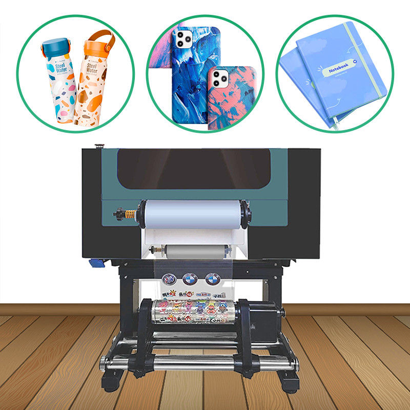 Impresora UV de 300 mm de rodillo a rodillo Dtf todo en uno Impresora Dtf con 2 cabezas Xp600