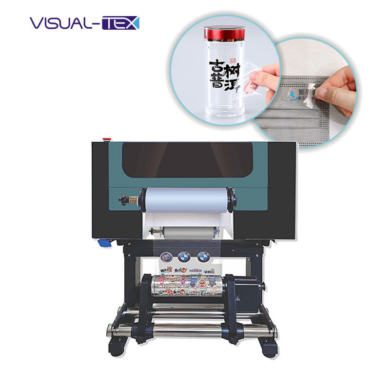 Impresora 3D DTF de laminado UV automática con inyección de tinta digital A3 Impresora UV de tela plana para película A / B