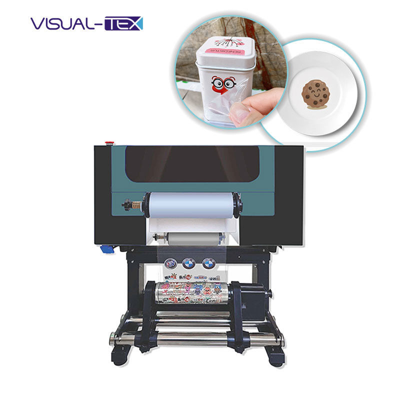 Impresora DTF UV con enfriamiento por aire AB Film A3 UV Impresora de barniz plano para fundas de teléfonos botellas de vidrio