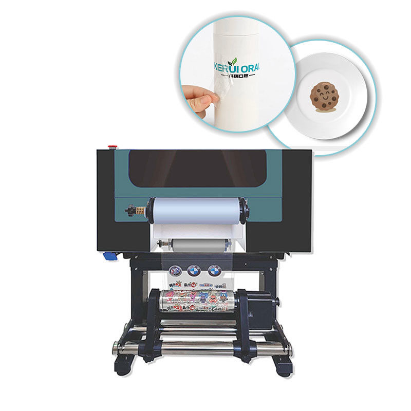 Impresora DTF UV de laminado automático de 2 cabezas XP600 I3200 A3 Camisa T Impresora de película DTF AB