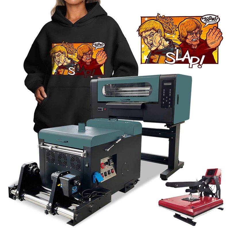 Impresora digital DTF de 24 pulgadas Impresora de películas para mascotas Impresora de camisetas todo en uno