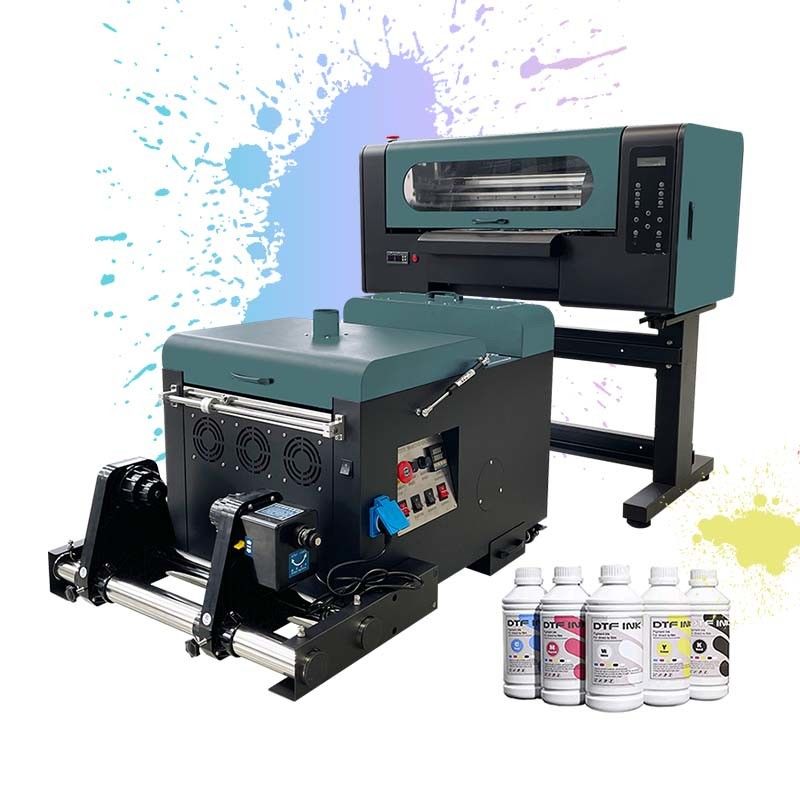 Impresora digital de 30 cm Samll DTF Impresora de película para mascotas para principiantes con cabeza I3200
