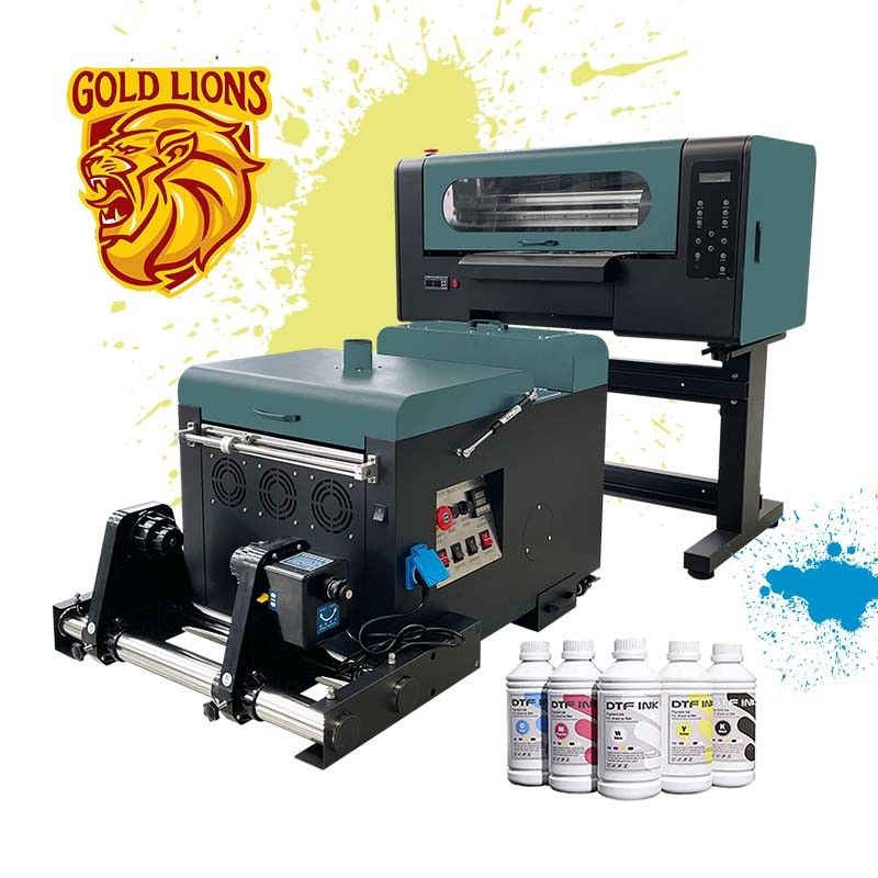 2024 fábrica dirige las ventas 30cm DTF impresora 2 cabezas XP600 camisetas A3 DTF transferencia de película pintor para pequeñas empresas