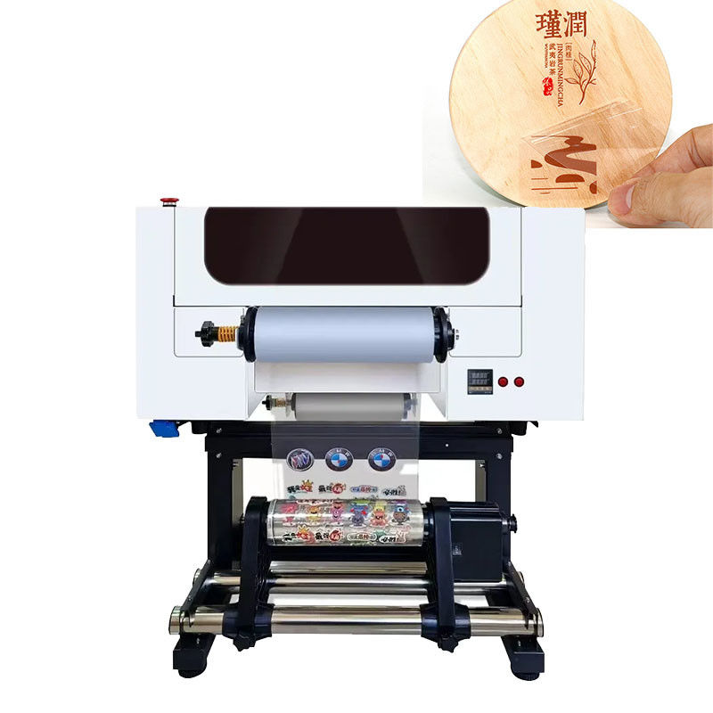 Impresora Dtf de rollo UV de tamaño A3 para imprimir pegatinas Rollo para imprimir rollo en cualquier producto