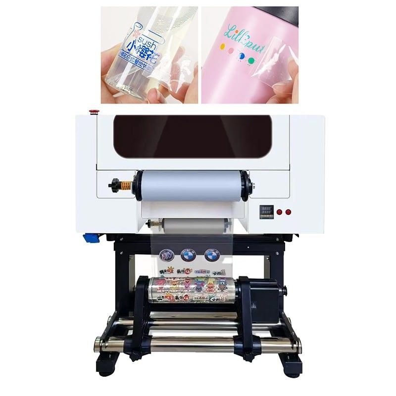 Impresora de película de transferencia DTF de alta resolución con interfaces de corte múltiple de color de tinta CMYK W + V