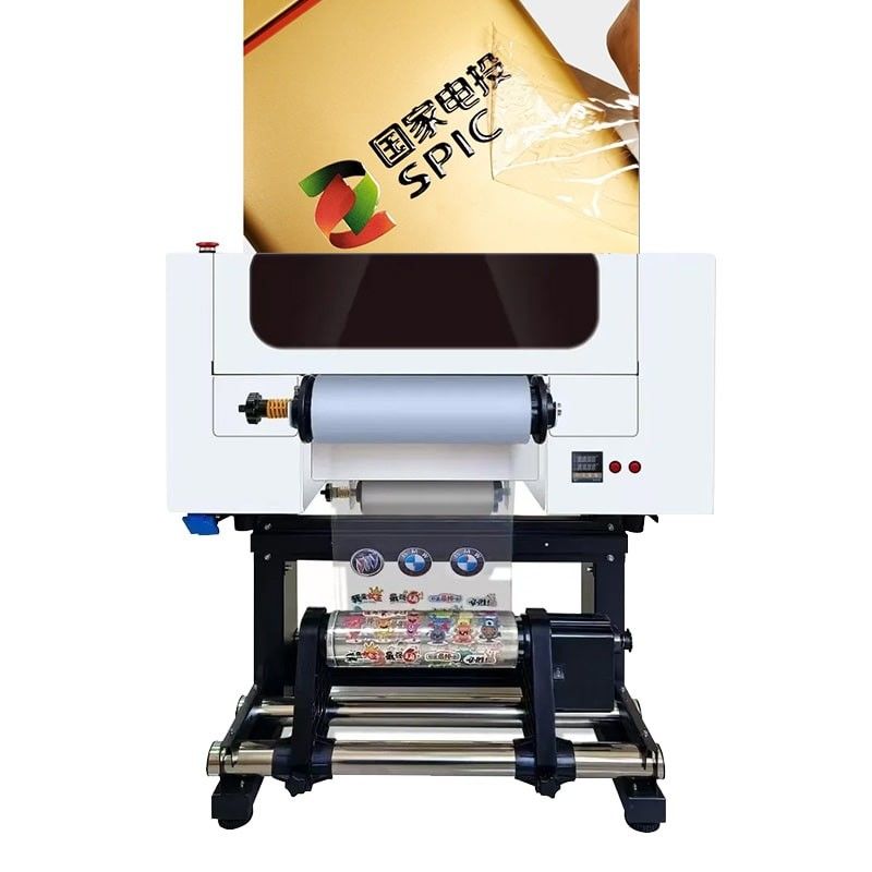 Impresora DTF UV de 30 cm de rollo a rollo Impresora DTF UV A3 para botellas de plástico acrílico