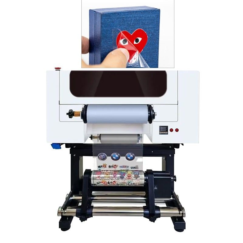 Impresora DTF UV de tamaño A3 Impresora DTF UV de 30 cm para impresión de etiquetas