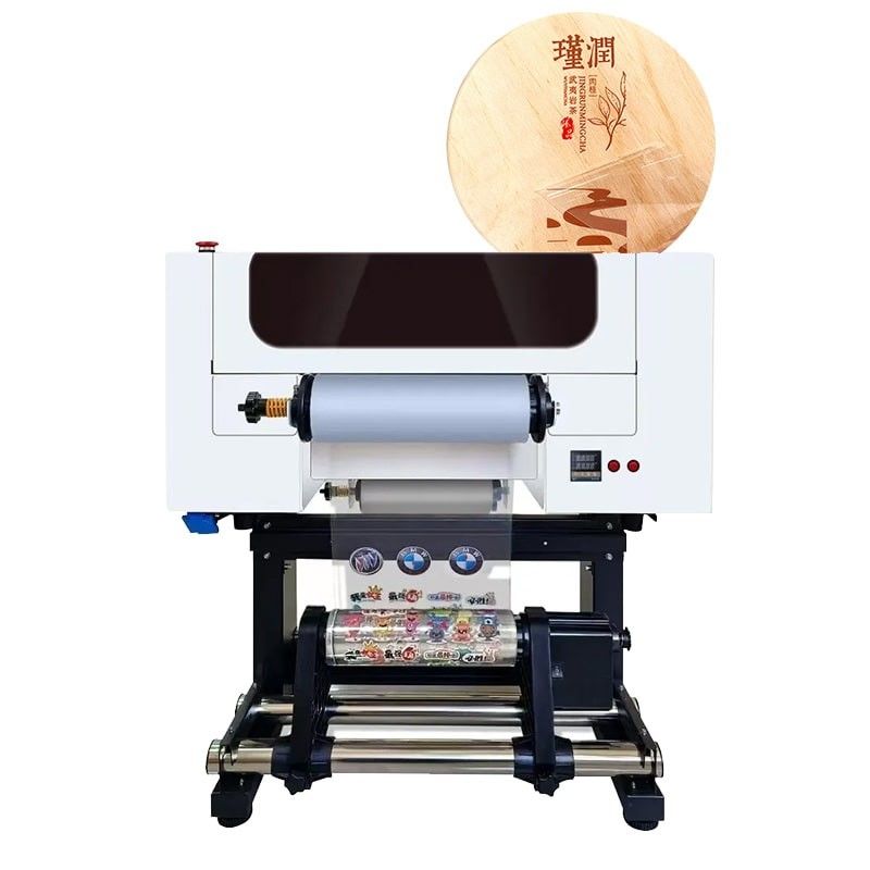 Impresora DTF UV de 30 cm de rodillo a rodillo Impresora DTF UV A3 con dos cabezas XP600