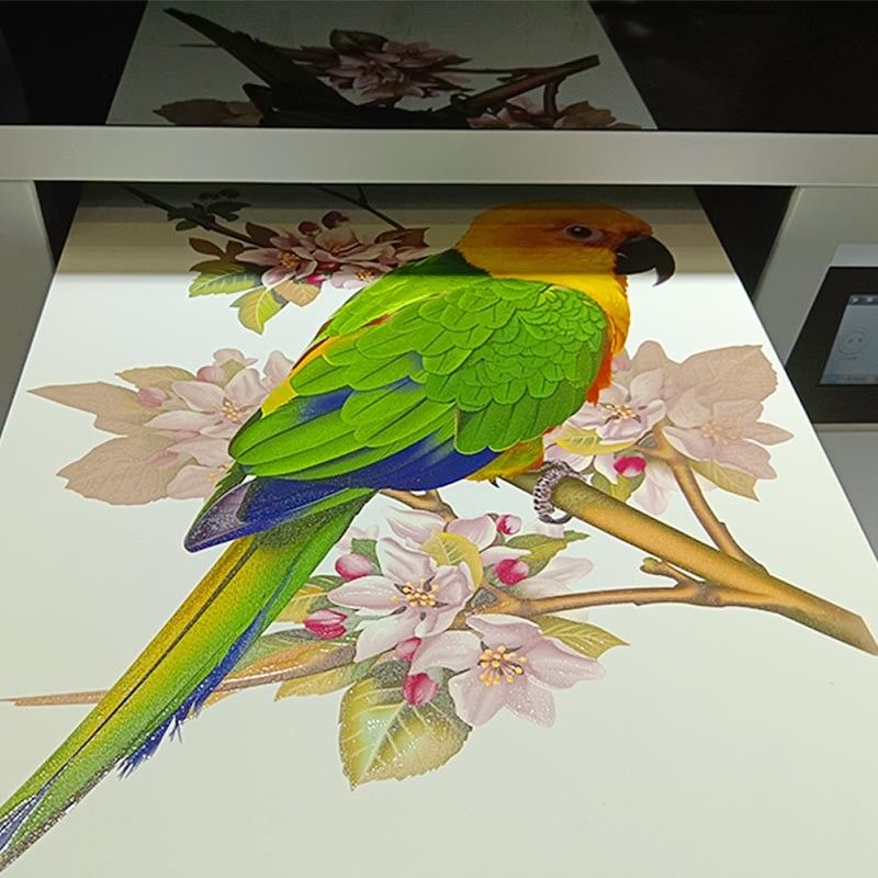 Máquina de impresión UV UNI-A3 con impresora de tinta UV de 8 colores