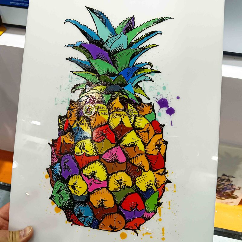 Impresora UV de ancho de impresión A3 para botellas / PVC / impresión de película para aplicaciones de diseño personalizado