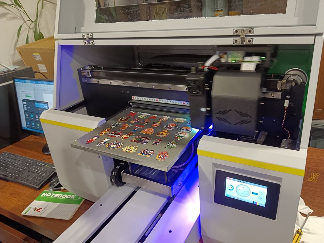 Máquina de impresión híbrida de tapa de teléfono móvil de tamaño pequeño A3 UV con una sola cabeza
