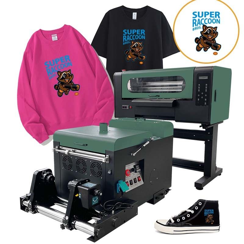Impresora de doble cabeza A3 DTF de fábrica Impresora de DTF de 30 cm Camiseta de impresión digital