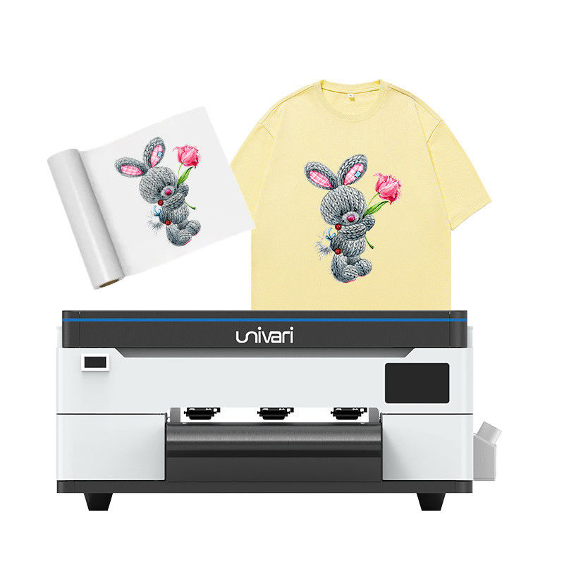 Compacto tamaño A3 laminado máquina de transferencia de escritorio automático DTF Inkjet UV DTF impresora con F1080 XP600 Impresión de camisetas de cabeza