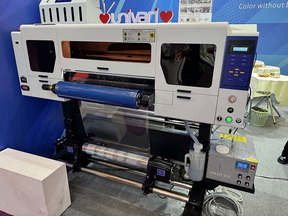 A2 A3 Digital 60cm DTF Adhesivo UV Impresora de vidrio Impresora de metal con cabeza 13200 U1