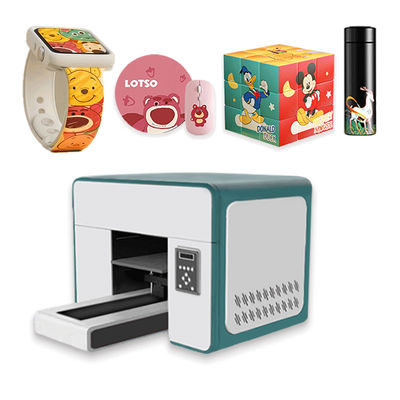 Impresora LED UV pequeña de tamaño A3 Impresora de cubierta UV móvil de tamaño A3