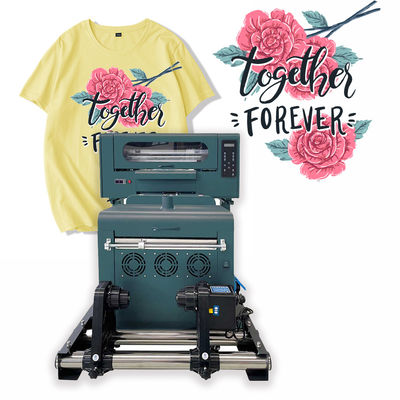 Impresora DTF de 30 cm EPSON XP600 Head Impresora DTF de tamaño A3 con máquina de agitar polvo para camiseta