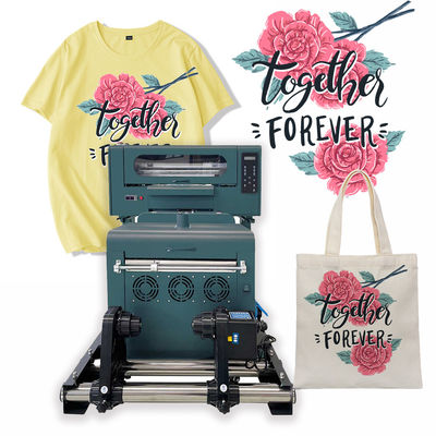 Máquina de impresión de camisetas de 300 mm, máquina de impresión de inyección de tinta DTF con secador y batidora