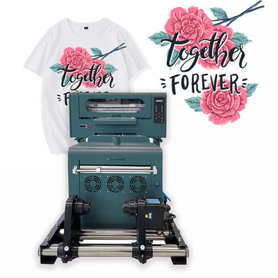 Impresora DTF de 30 cm de película de tela de tela de PET camiseta de tela A3 Impresora DTF con máquina de sacudida de polvo