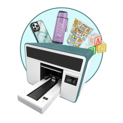 A3 Impresora de inyección de tinta UV Impresoras de piso plano híbridas UV con menor gota de tinta