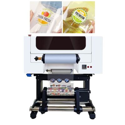 Impresora DTF UV de 30CM de rollo a rollo Impresora DTF UV A3 con laminado para pegatinas