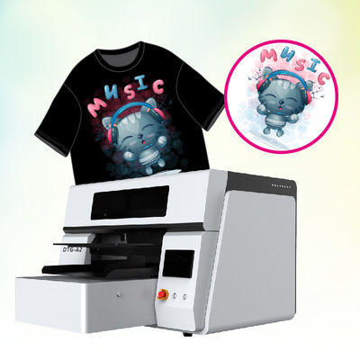Impresora de camisetas DTG para tejidos oscuros Directamente a la prenda Sistema de base de tinta blanca